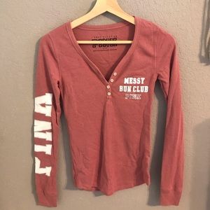 Pink thermal long sleeve